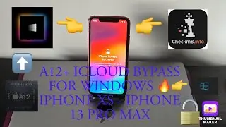 NEW CHECKM8 A12+ ICLOUD BYPASS FULLY UNTETHERED WINDOWS 🔥 IPHONE XS - IPHONE 13 PRO MAX ✅ WORKING 💯