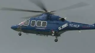 Turkish Aerospace's T625 TC-HLP Gökbey Helicopter display at Royal Air Tattoo 2024