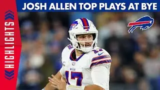 Josh Allen's Best Plays at the Bye | Buffalo Bills