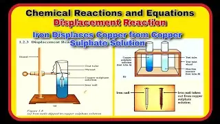 Displacement Reaction - Iron Displaces the Copper from the Copper Sulphate Solution -  Class 10