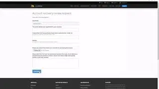 Account Recovery Request on chimeratool.com