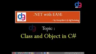 Class and Object in C# | OOPs in C# | dgTraining