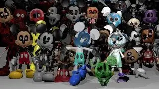 Five Nights at Treasure Island ALL Characters PART 1 | FNATI Characters Name