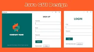 JAVA - How To Design Login And Register Form In Java Netbeans