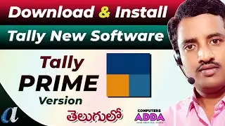 # Download & Install Tally Prime Software in Telugu || ERP 9 & Prime Both Softwares in PC ||