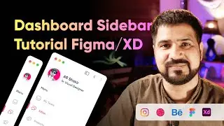 Dashboard Sidebar UI Design in Figma - UI Design Tutorials for Figma & Adobe XD