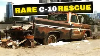 Forgotten C10 Rescued From City Suburb | 1964 Custom Cab Fleetside | Turnin Rust