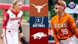 Texas v #4 Arkansas Highlights | Full Fayetteville Super Regional | 2022 College Softball Highlights