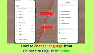 How to change language from Chinese to English in Android  Mobile Phone