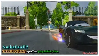 Cars 2 The Video Game | Carbon Fiber Lightning - Battle Race (Going Ballistic) | Hyde Tour 9 Laps