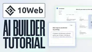 10Web Ai Builder (Step by Step Tutorial for Beginners)