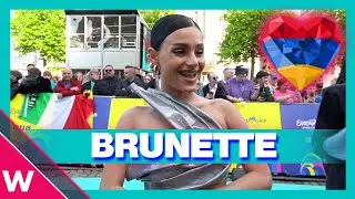 Brunette (Armenia) @ Eurovision 2023 Turquoise Carpet Opening Ceremony | Interview