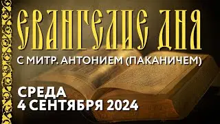 Толкование Евангелия с митр. Антонием (Паканичем). Среда, 4 сентября 2024 года.