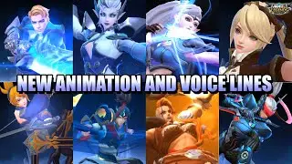 EIGHT HEROES WITH NEW ANIMATIONS AND VOICE LINES - MLBB