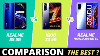 Realme 8s 5G vs iQOO Z3 5G vs Realme Narzo 30 Pro 5G - THE BEST 5G SMARTPHONES UNDER 20000 ?