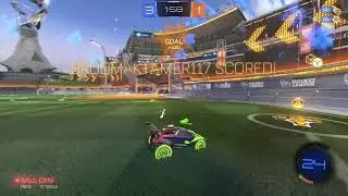 my friend pushed me towards a goal