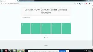 Laravel 7 Owl Carousel Working Example