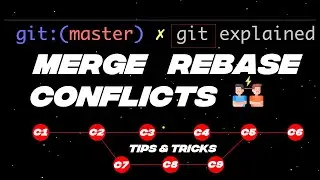 GIT Explained Part 2 (merge, rebase, conflicts, tips & tricks)