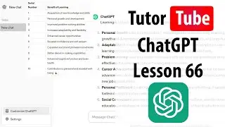 ChatGPT - Lesson 66 - SQL Expert