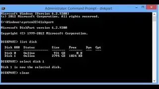 How to Use Diskpart For Erase Delete Formate Clean Up Hard Drive