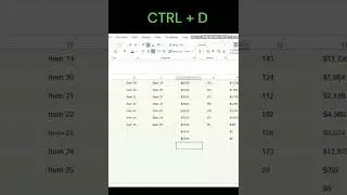 Excel Tutorial : Learn Excel keyboard Shortcut keys to work automatically with EXCEL 1