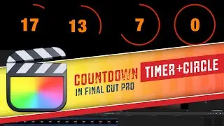 Final Cut Pro Tutorial | Animated Circle Countdown Timer