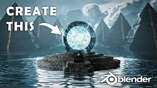 Create a PORTAL SCENE in BLENDER! (Step by Step Guide)