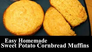 Quick and Easy Homemade Sweet Potato Cornbread Muffins | Easy Recipe | The Southern Mountain Kitchen