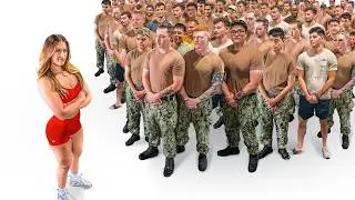 Military Guys Compete for Fitness Model