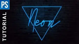 Photoshop Tutorial - Neon Text Effect