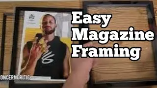 How to frame a Magazine