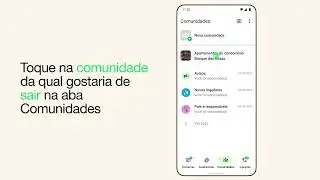 Como sair de uma comunidade | WhatsApp