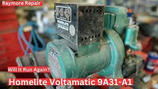 Homelite Voltamatic Twp Stroke Generator 9A34-1A Will it Run Again? Let's Try to Get It Going.