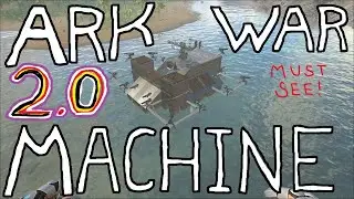 War Boat Tutorial, Deadly PvP motorboat base 2.0, official PvP  ARK survival evolved