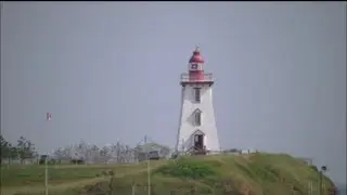 Climbing the Souris East Lighthouse, Prince Edward Island