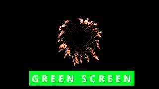 Ring Burst Fireworks Green Screen Video - Stock Video Footage - No Copyright Animated Videos