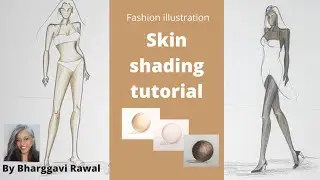 SKIN SHADING TUTORIAL FOR BEGINNERS - FASHION ILLUSTRATION