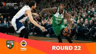 Zalgiris Kaunas-Fenerbahce Beko Istanbul | Round 22 Highlights | 2023-24 Turkish Airlines EuroLeague