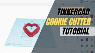 How to turn ANY image into a COOKIE CUTTER on TinkerCAD