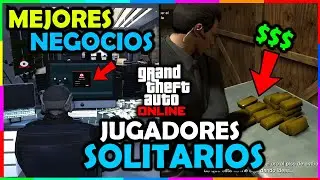 Los 3 MEJORES NEGOCIOS para HACER SOLO en GTA 5 Online | Guía Para JUGADORES SOLITARIOS GTA Online🐺