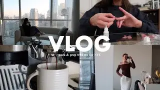 VLOG: NYC travel prep, reads for March reads, packing for my trip & girl chats