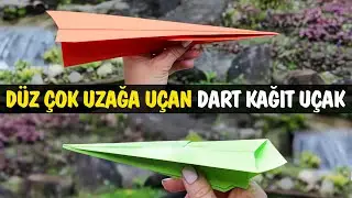Dart Kağıt Uçak Nasıl Yapılır? Düz Çok Uzağa Uçan Kolay Kağıttan Uçak Yapımı