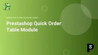 Prestashop Quick Order Table Module