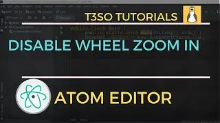 How to Disable Wheel Zoom in Atom Editor