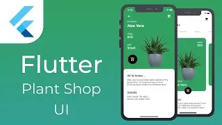 Flutter Plant Shop UI | Speed Code