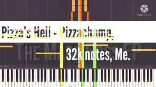 [Black Midi] Pizza's Hell - Pizzachamp, 32k notes, Me.