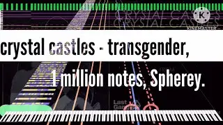 [Black Midi] crystal castles - transgender, 1 million notes, Spherey.