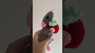 How long it takes me to crochet a rat! #crochet #blowup #fypシ゚viral #fyp #amigurumi #cute #spark