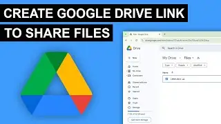 How To Create Google Drive Link To Share Files | How To Share Google Drive Link (2024)