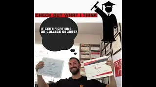 IT Certifications or A College Degrees - Which is better for an IT career? From InfoSec Pat - 2019.